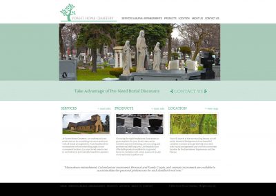 Forest Home Cemetery Website